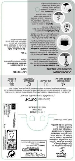 Lavande X Intermedia Dutch Lavander Pot 3L -VIDAXL Soldes Magasin 739237 002